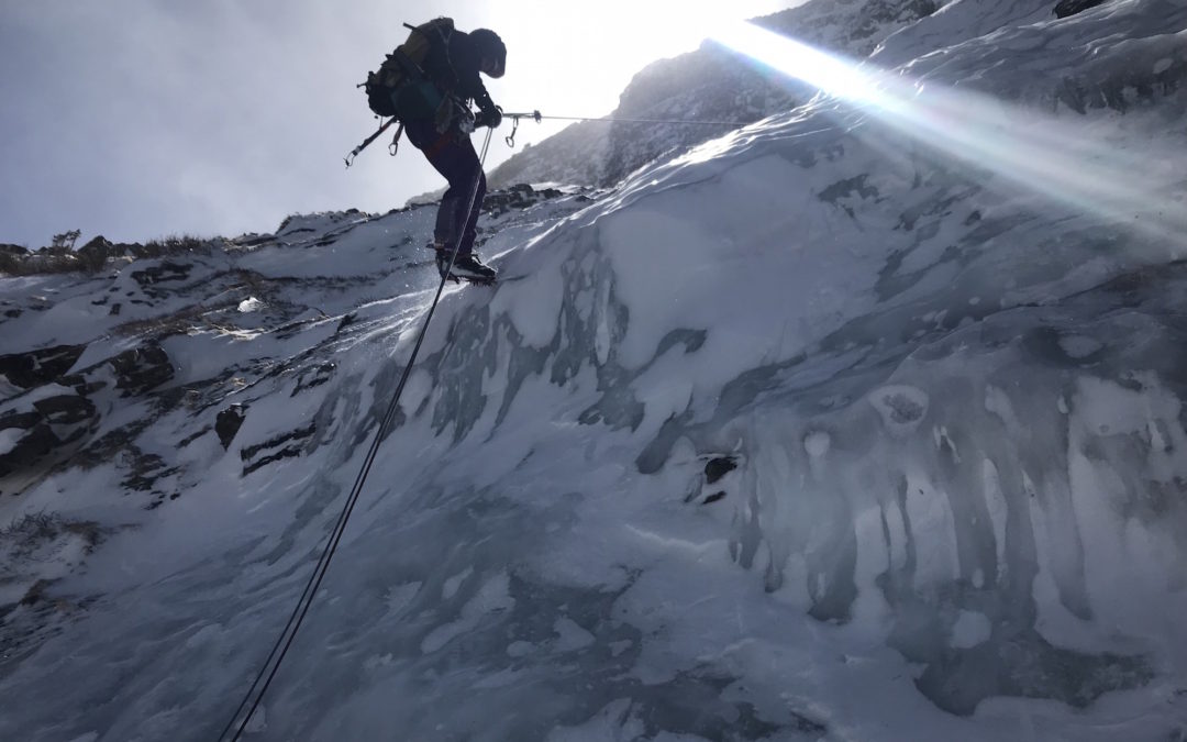 Spring Ice Climbing in Rocky Mountain National Park